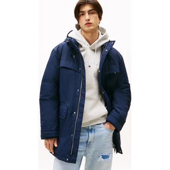 Tommy Jeans Parka TJM CITY READY Navy Wasserdicht
