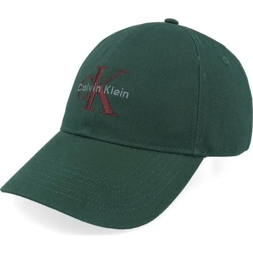 Calvin Klein Baseball Cap Monologo Embroidery - Grün