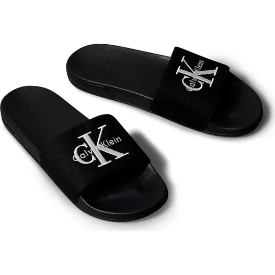 Calvin Klein Jeans ESS SLIDE CV Pantoletten Schwarz