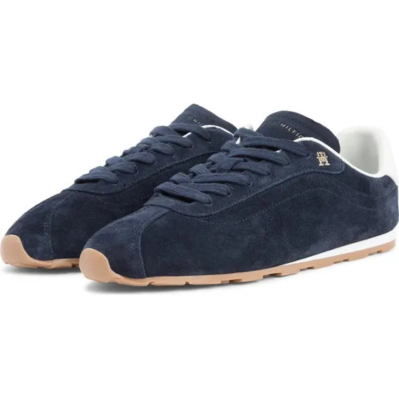 Tommy Hilfiger Sneaker TH Bella Low Runner Suede Dunkelblau