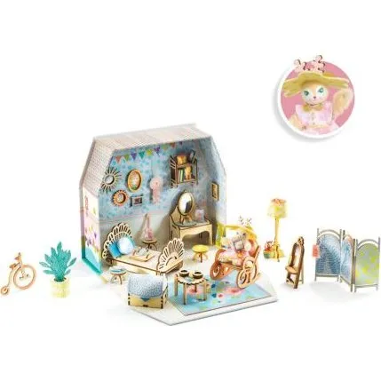 Djeco Mi House Alba – Kreatives Modellbau-Set für Kinder ab 8