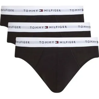 Tommy Hilfiger Signature Cotton Briefs 3er Pack - Schwarz/Weiß