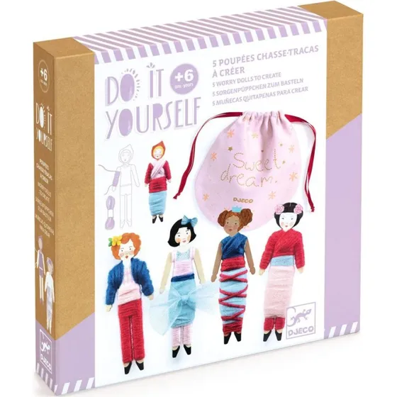 DJECO DIY Sorgenpüppchen Set