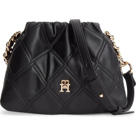 Tommy Hilfiger Umhängetasche TH Feminine Mini Crossover Schwarz