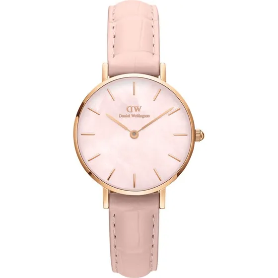 Daniel Wellington Petite Rouge 32 mm Rosa Leder