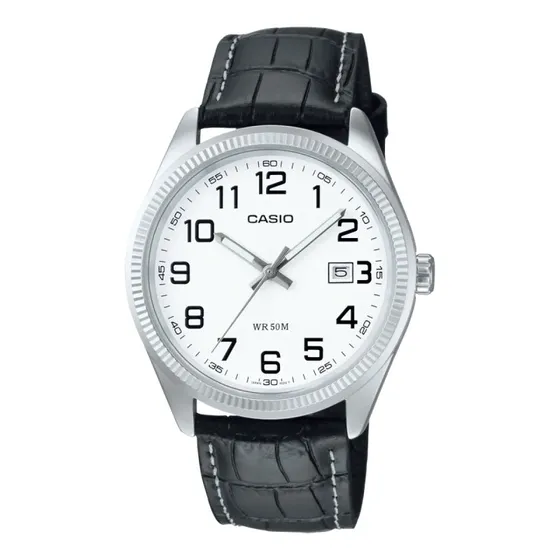 Casio MTP-1302PD-6AVEF Lila Edelstahluhr