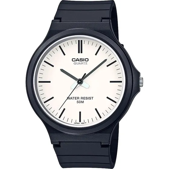 Casio MW-240-7EVEF Schwarz Resin Armbanduhr 48mm