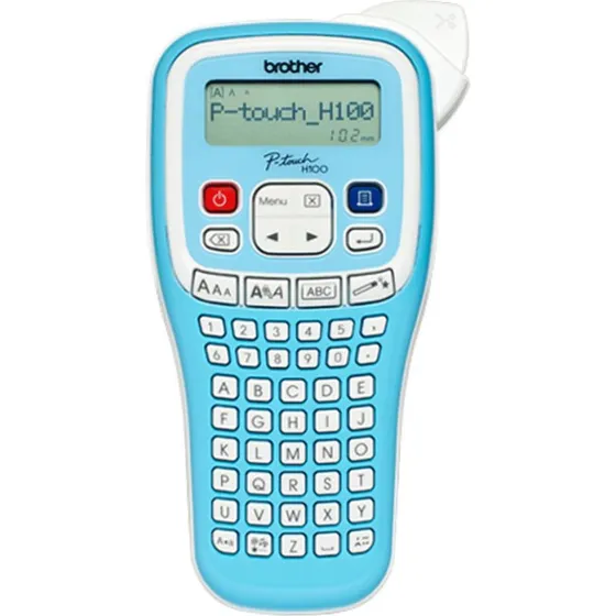 Brother P-Touch PT-H100 S W 1,2 cm Thermotransfer-Etikettrolle