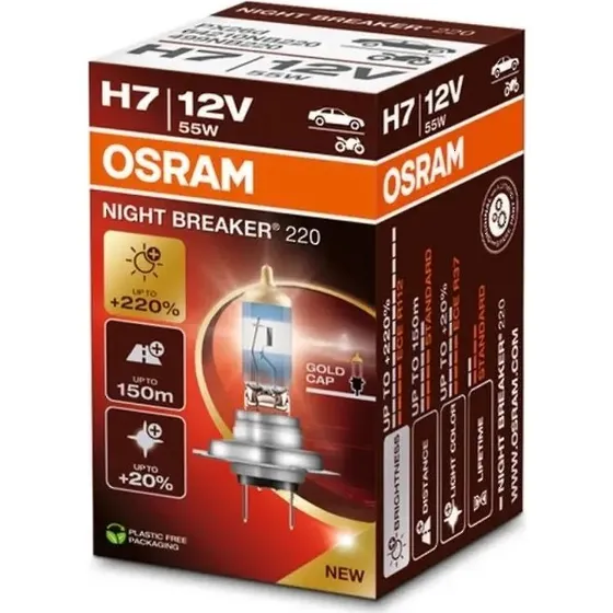 OSRAM H7 Night Breaker 220 12V 55W DuoBox
