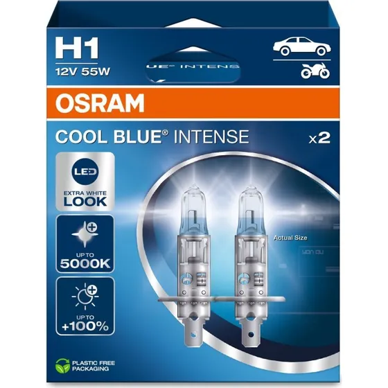 Osram Cool Blue Intense H1 55 W Halogenlampe