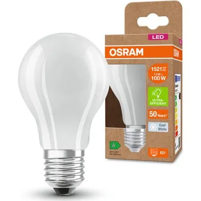 Osram Classic LED E27 7,2W 840 Kaltweiß Matt