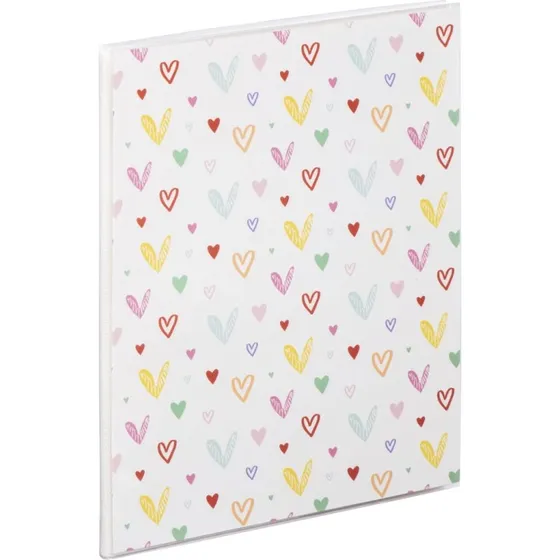 Hama Shine Hearts 10x15 Softcover-Album, 80 Fotos, Mehrfarbig