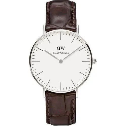Daniel Wellington Classic York Damenuhr 0610DW 36 mm Silber