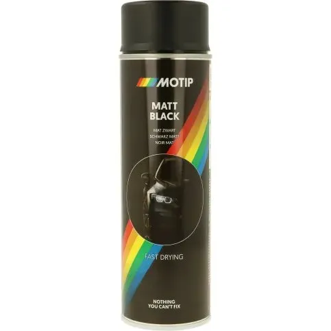 MoTip Mattschwarz Spraydose 500 ml