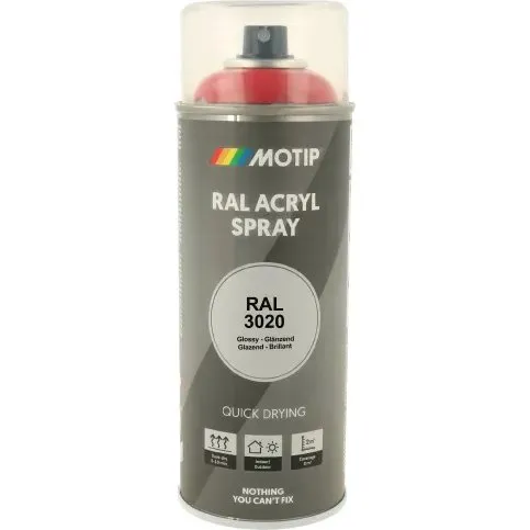 MOTIP RAL 3020 Acrylspray Verkehrsrot 07088
