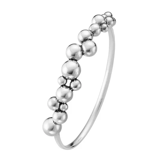 Georg Jensen Moonlight Grapes Silber Armreif