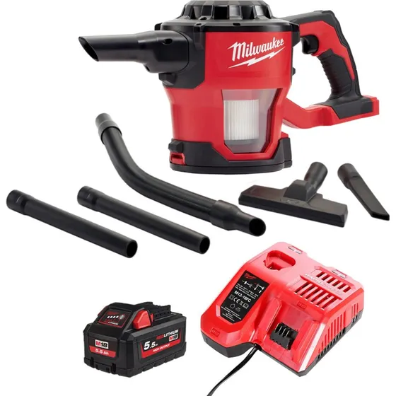 Milwaukee M18 CV-0 Akku-Handstaubsauger 18 V HEPA