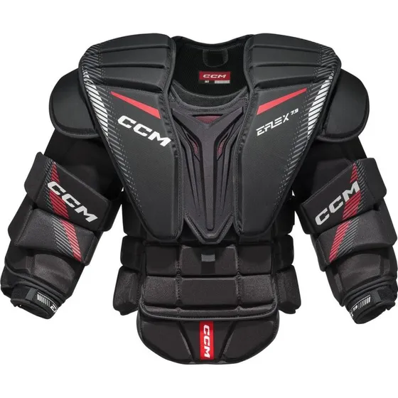 CCM EFLEX 7.9 Torwartbrustschutz Senior Schwarz/Rot M