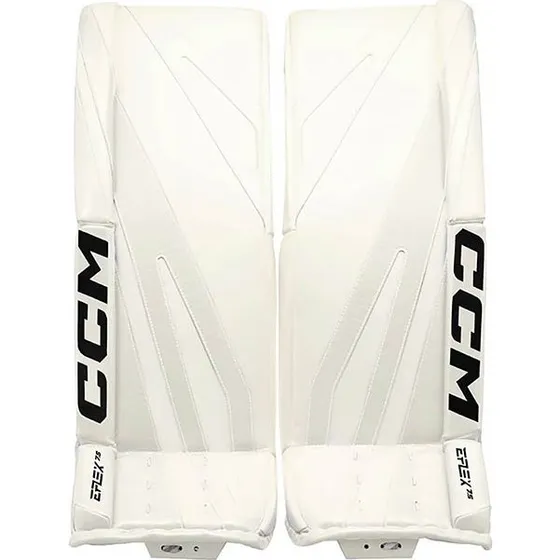 CCM EFLEX 7.5 Torwart-Schienen Weiß Senior 32+1