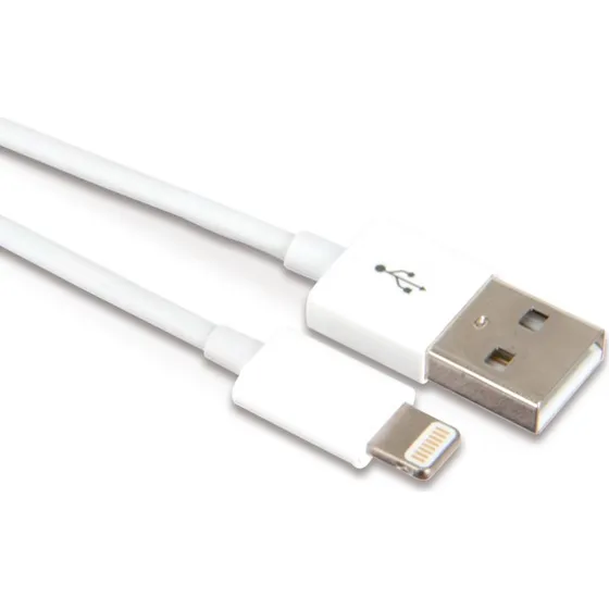 Goobay USB-Ladekabel Lightning, wei, 1 m, MFi zertifiziert