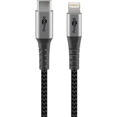 GOOBAY USB-C auf Lightning Kabel 1 m schwarz