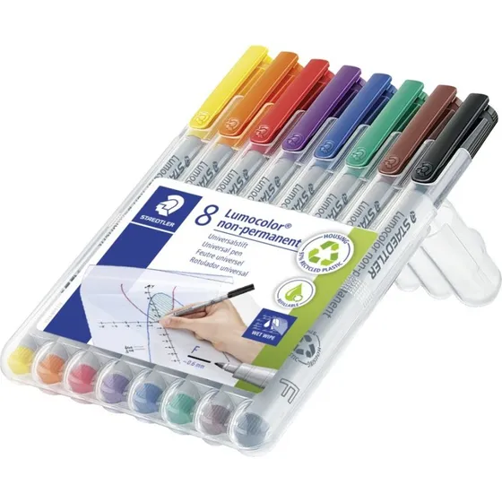 STAEDTLER Lumocolor NonPermanent Marker 316F, 8er Set