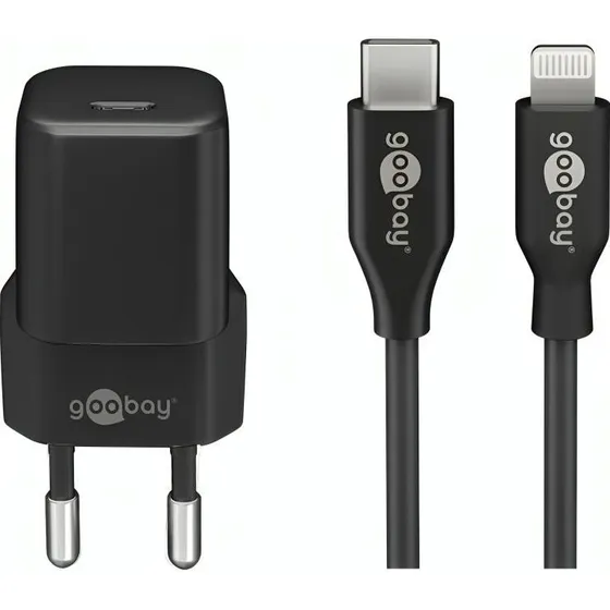Goobay 61083 Lightning/USB-C PD-Ladeset nano 20 W