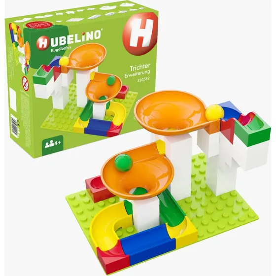 Hubelino Kugelbahn Erweiterung Trichter Set (44 Teile)