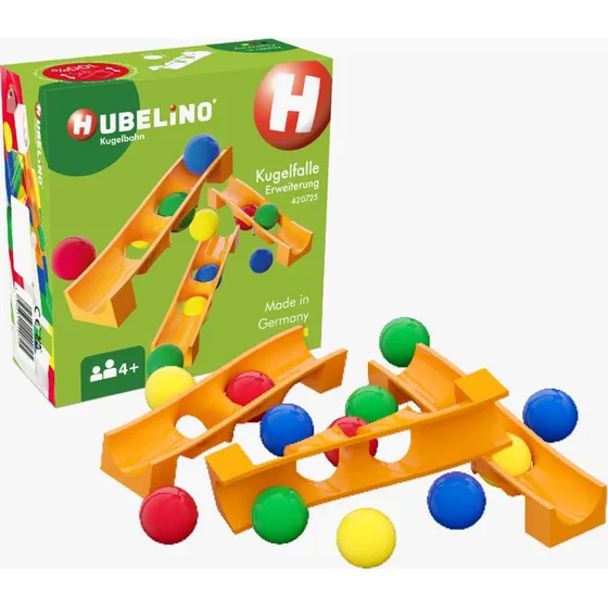 Hubelino Kugelbahn Erweiterung Kugelfalle (15-teilig)