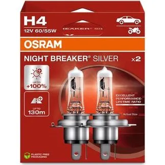 Osram Night Breaker Silver H4 60/55W 12V Doppelpack