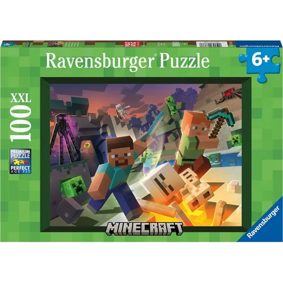 Ravensburger Minecraft Puzzle - 100 XXL Teile für Kinder