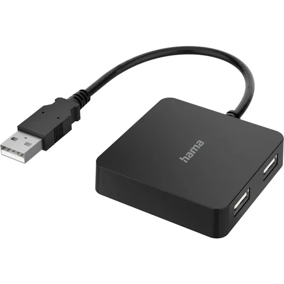 Hama USB-Hub 00200121 4 Ports schwarz
