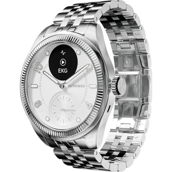 Withings ScanWatch Nova Brilliant Edition 39mm, Edelstahl, Silber