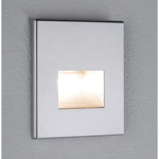 Paulmann LED-Wandeinbauleuchte EDGE, Chrom matt