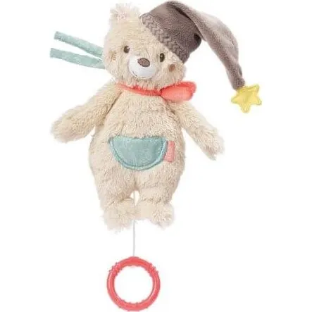 Fehn Spieluhr Bär Bruno 20cm - Kuscheliger Teddy mit Musik