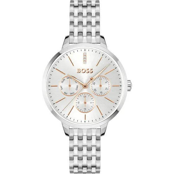 BOSS Symphony Damenuhr Roségold 38 mm Edelstahl