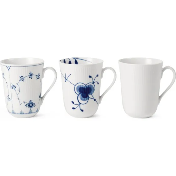 Royal Copenhagen History Mix Henkelbecher 3er Set 0,36 l