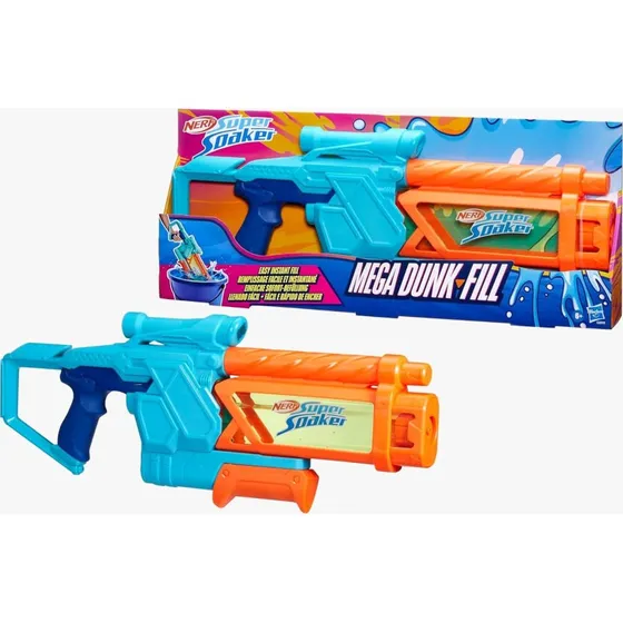 Hasbro Nerf Super Soaker Mega Dunk-Fill Wasserblaster