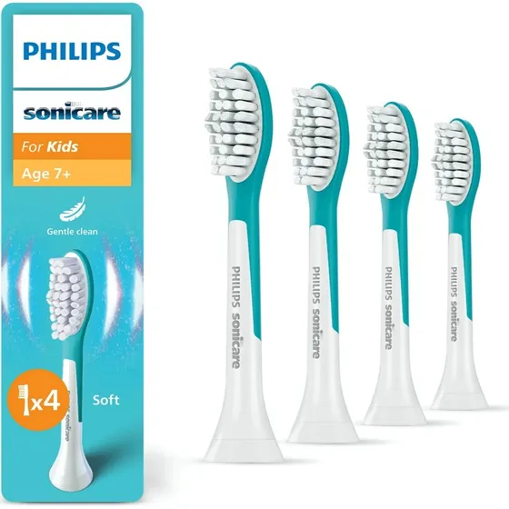 Philips Sonicare Kinder Zahnbürsten-Nachfüllpackungen HX6044/90 (4er Set)
