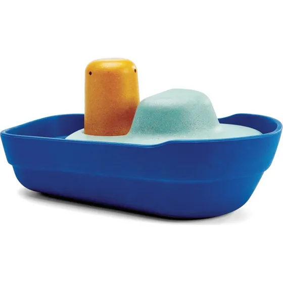 PlanWood Schleppboot blau 21 cm aus Naturkautschuk
