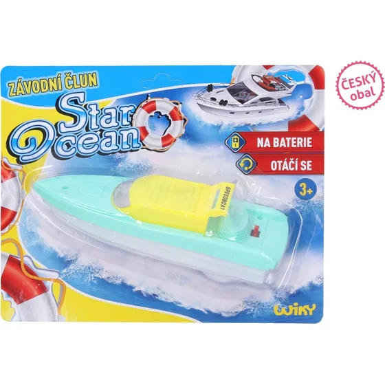 Wiky Batterieboot 18 cm – Wasserspaß für Kinder ab 3 Jahren