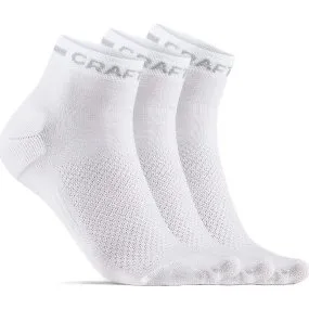 Craft Core Dry Mid Socks 3er Pack Weiß (Gr. 46/48)