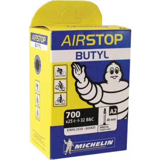 Michelin Airstop Butyl-Schlauch 700x25-32C Presta 40mm
