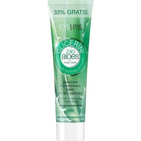 Eveline Cosmetics Glycerini BIO Aloe 5in1 Hand- und Nagelcreme 100g