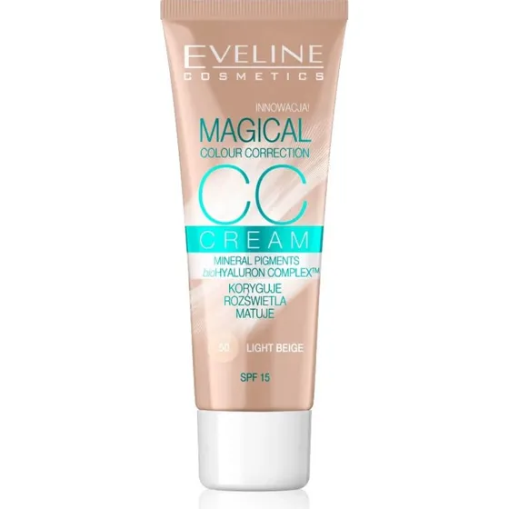 Eveline Cosmetics Magische Farbe CC Creme, 50 Hellbeige, 30 ml