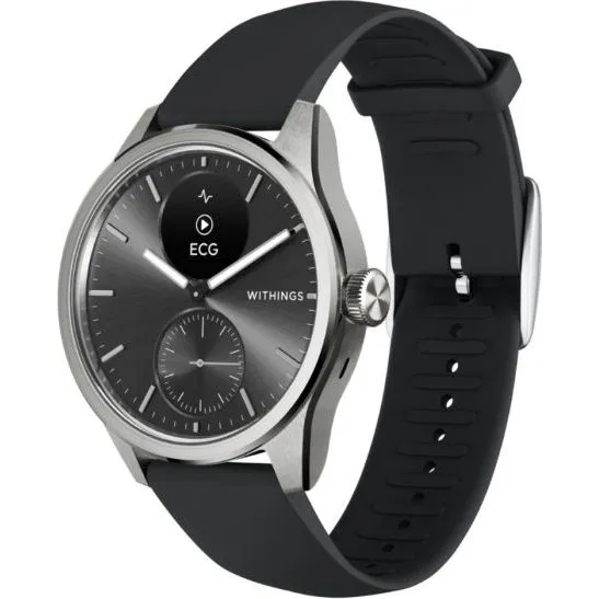 Withings ScanWatch 2 Hybrid-Smartwatch, Schwarz, 42 mm