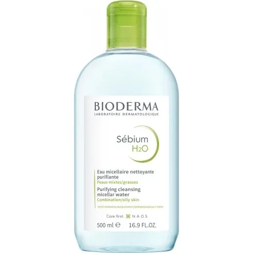 Bioderma Sébium H2O Mizellenwasser für Mischhaut & fettige Haut, 500 ml