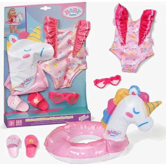 Zapf Creation BABY born Schwimmset Einhorn für 43 cm Puppen