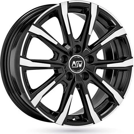 MSW MSW 79 Felge 6.5Jx16 5x108 ET45 Gloss Black Full Polished