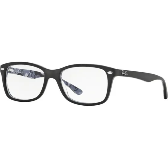 Ray-Ban RX5228 5405 Optische Brille – Schwarz Transparent, Quadratisch